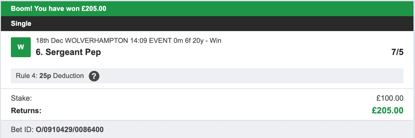Backing Allstars - Winner - 2022-12-18